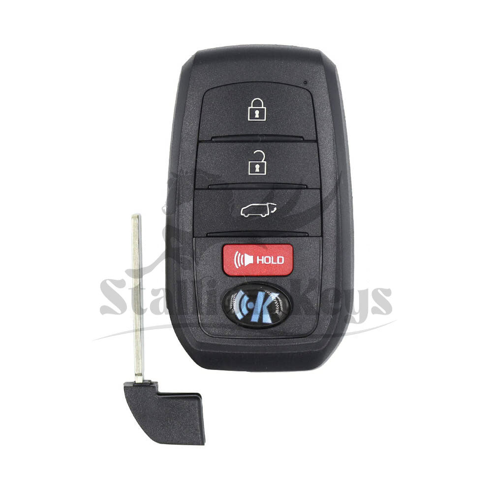 KeyDiy KD TB01-04 Toyota Lexus Universal Smart Remote Key 3+1 Buttons With 8A Transponder KeyDiy KD TB01-04 Toyota Lexus Universal Smart Remote Key 3+1 Buttons With 8A Transponder